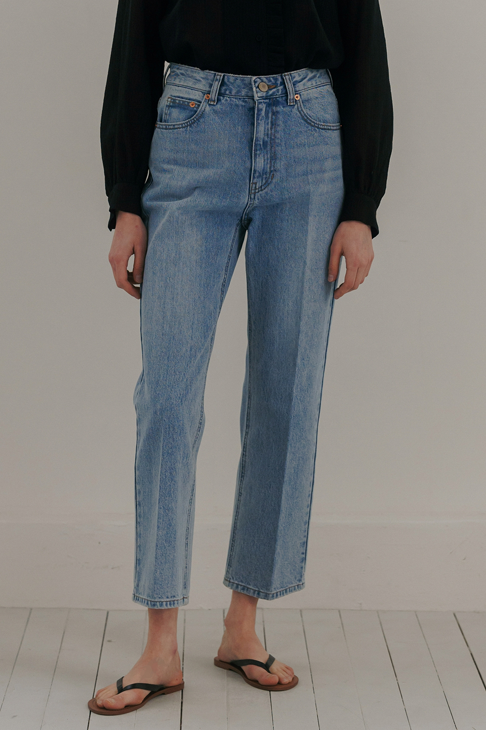 classic cropped jeans (light blue) *5/31 예약발송